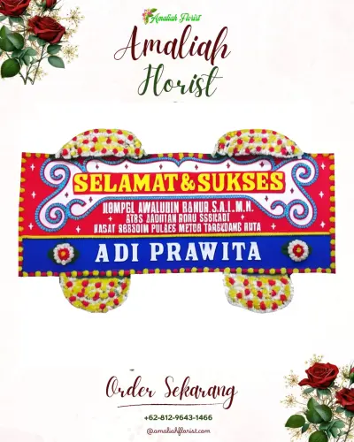 Karangan Bunga Ucapan Selamat di Dembe I